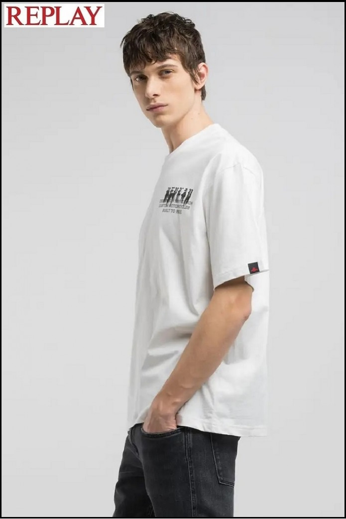 CAMISETA CON ESTAMPADO FOTOGRÁFICO REPLAY