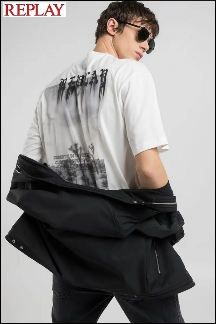 CAMISETA CON ESTAMPADO FOTOGRÁFICO REPLAY