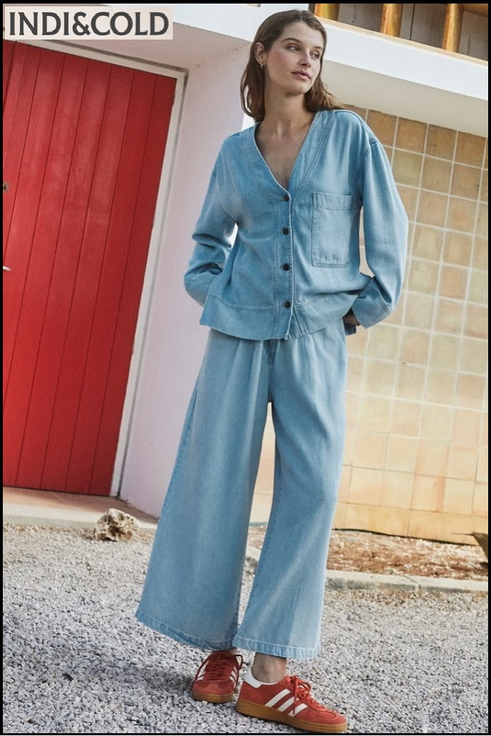 PANTALÓN EFECTO DENIM INDI&COLD