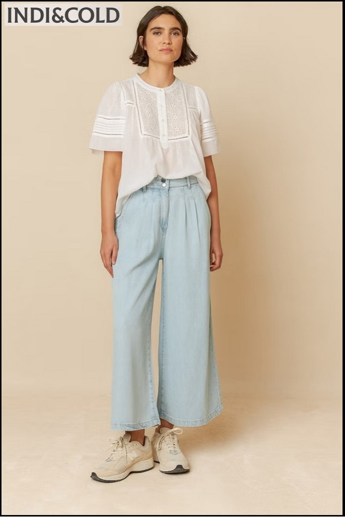 PANTALÓN EFECTO DENIM INDI&COLD