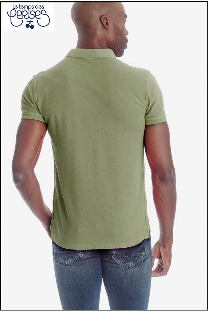 POLO PIQUÉ CAQUI LE TEMPS DES CERISES