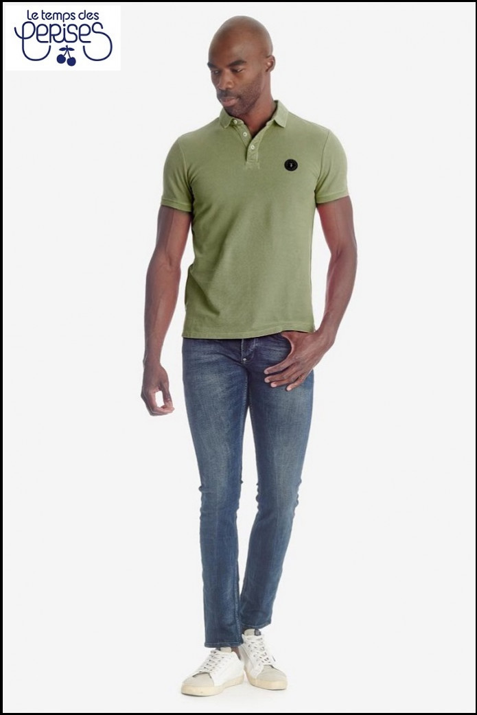 POLO PIQUÉ CAQUI LE TEMPS DES CERISES