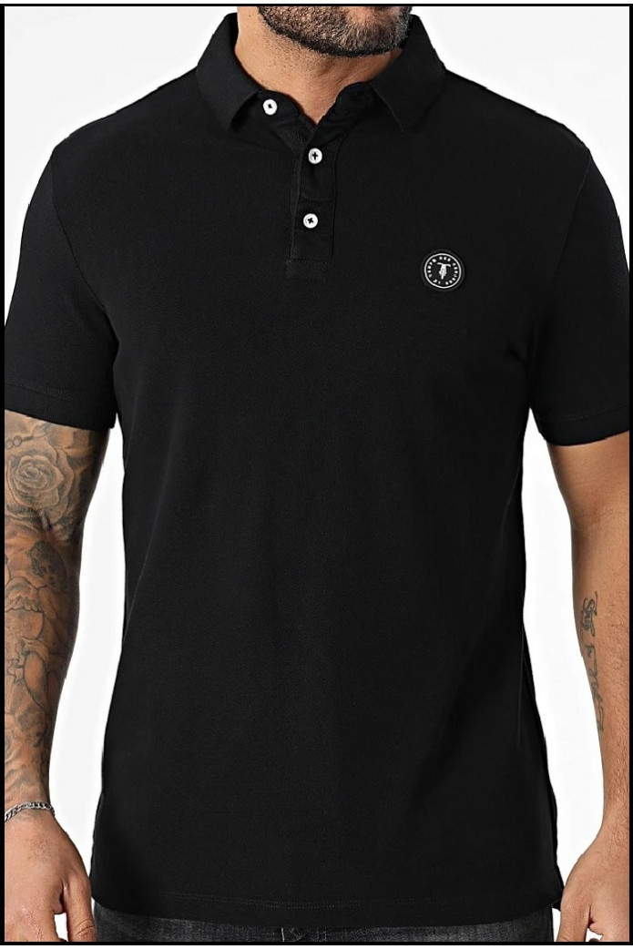 POLO PIQUÉ NEGRO LE TEMPS DES CERISES