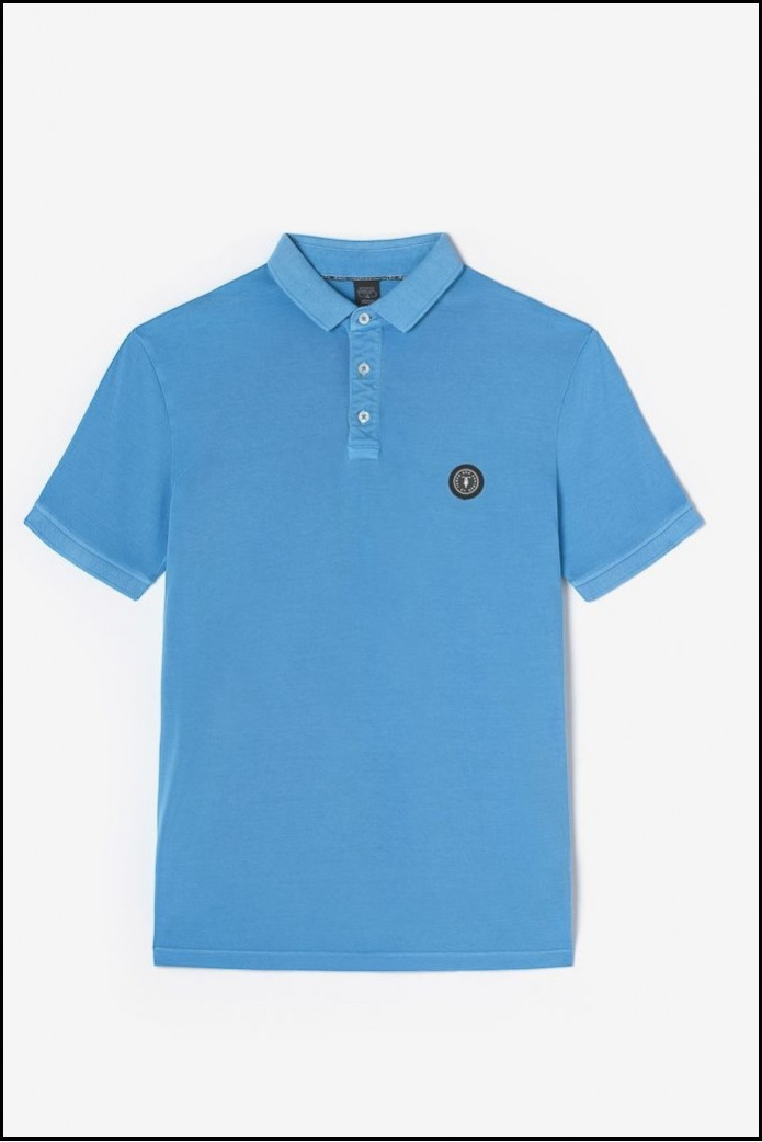 POLO PIQUÉ AZUL LE TEMPS DES CERISES