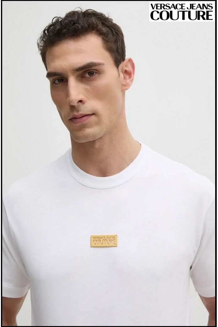 CAMISETA BLANCA PLACA VERSACE JEANS COUTURE
