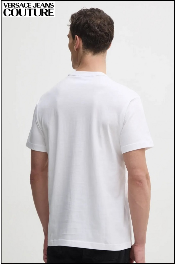 CAMISETA BLANCA PLACA VERSACE JEANS COUTURE