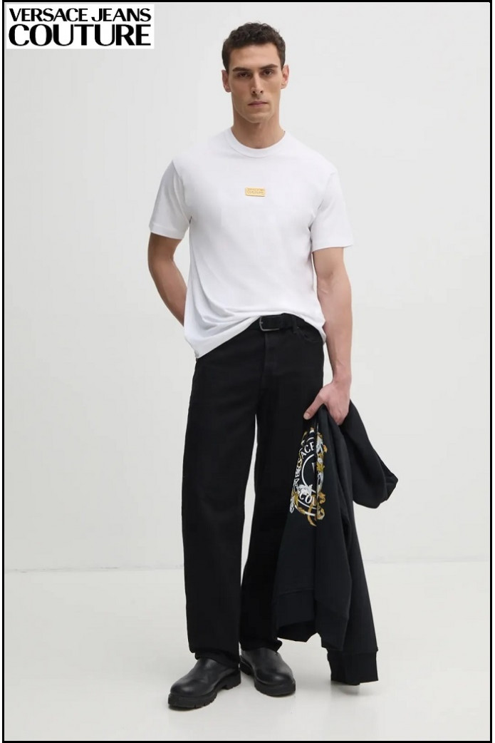 CAMISETA BLANCA PLACA VERSACE JEANS COUTURE