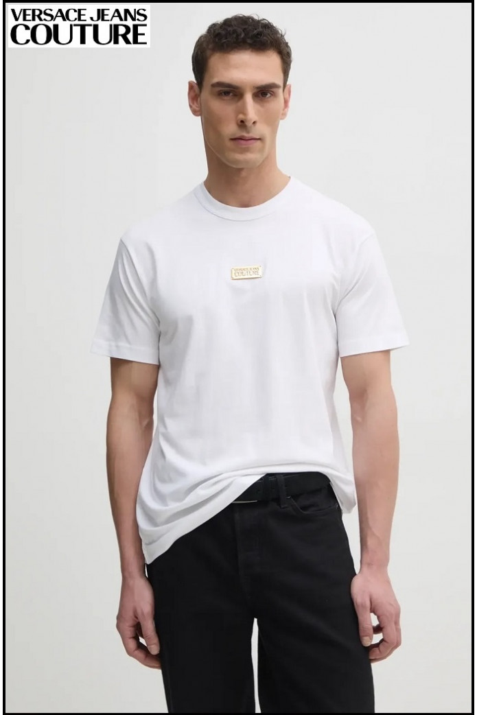 CAMISETA BLANCA PLACA VERSACE JEANS COUTURE