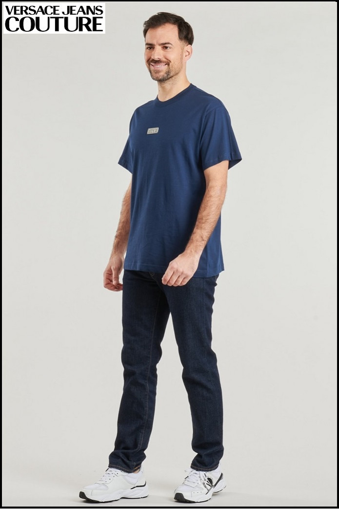 CAMISETA AZUL PLACA VERSACE JEANS COUTURE