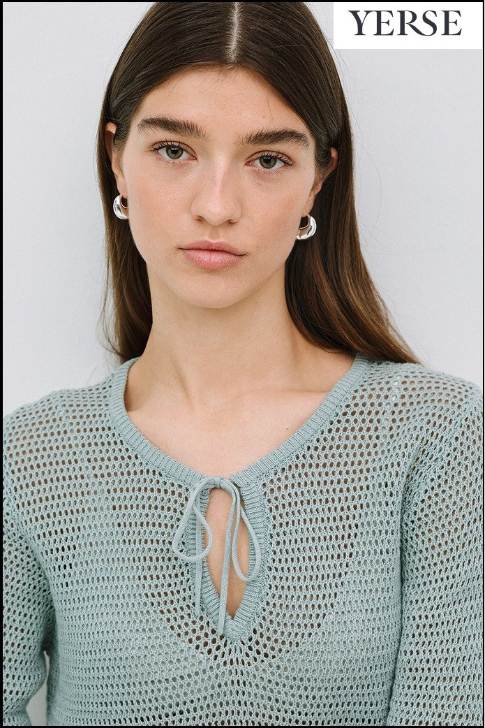 JERSEY CALADO LAZO VERDE CLARO YERSE