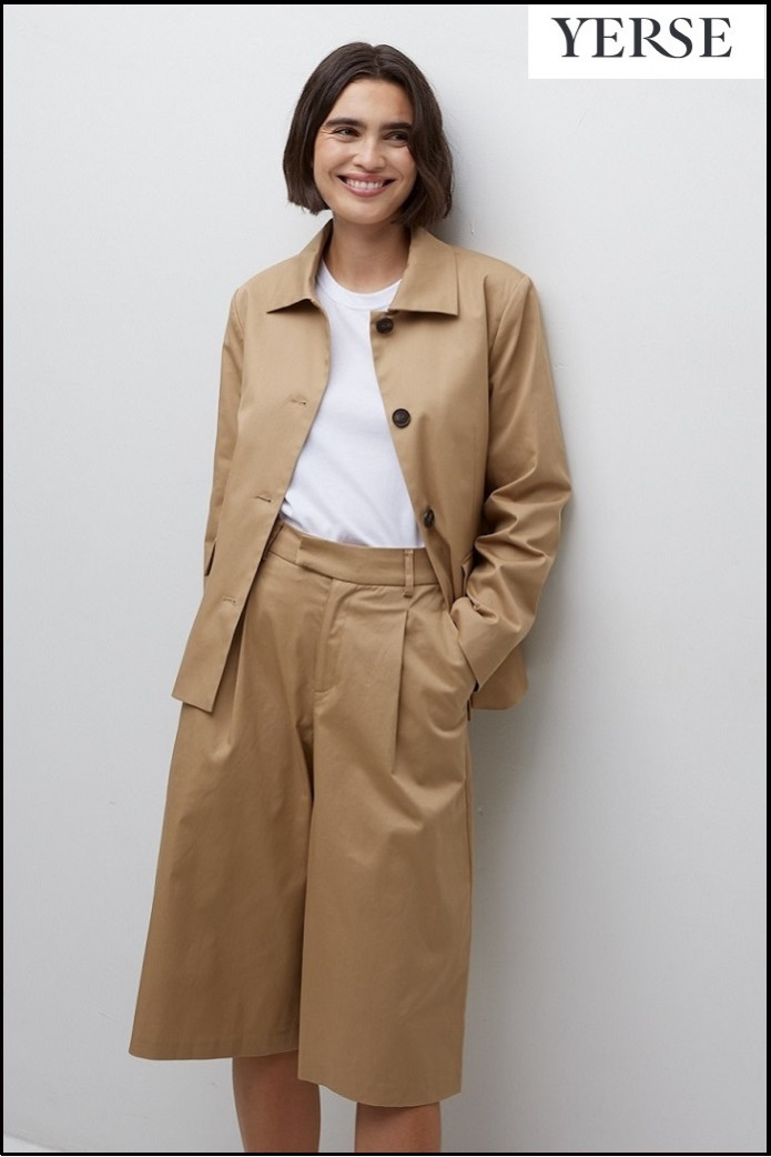 BERMUDAS CAMEL YERSE