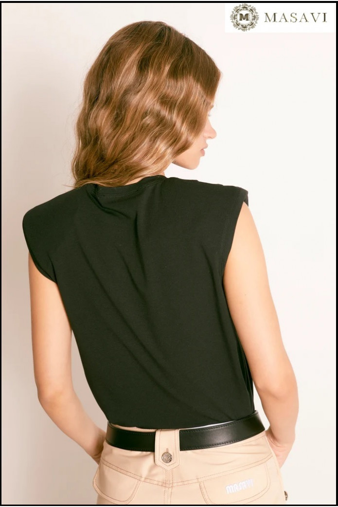 CAMISETA NUDO NEGRO MASAVI