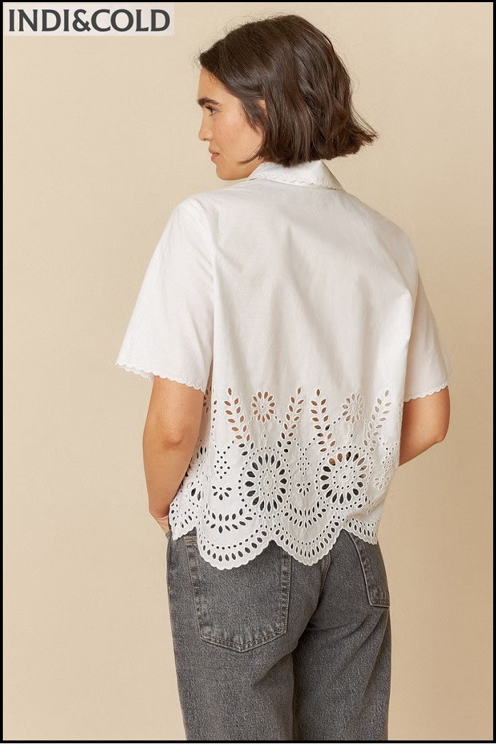 CAMISA POPELIN BORDADO INDI&COLD