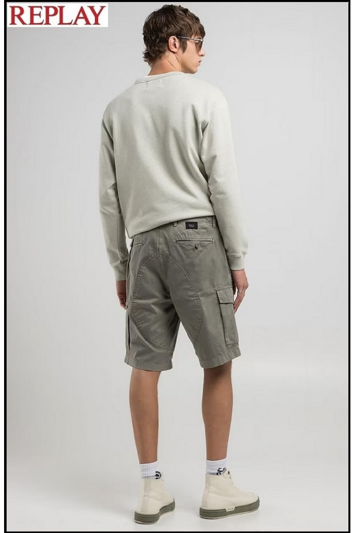 SUDADERA REGULAR FIT CON INSCRIPCIÓN REPLAY