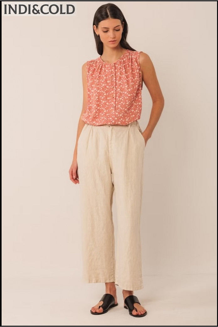 CAMISA CREPE DE VISCOSA INDI&COLD