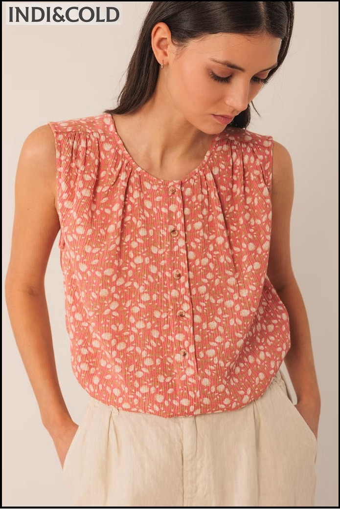 CAMISA CREPE DE VISCOSA INDI&COLD