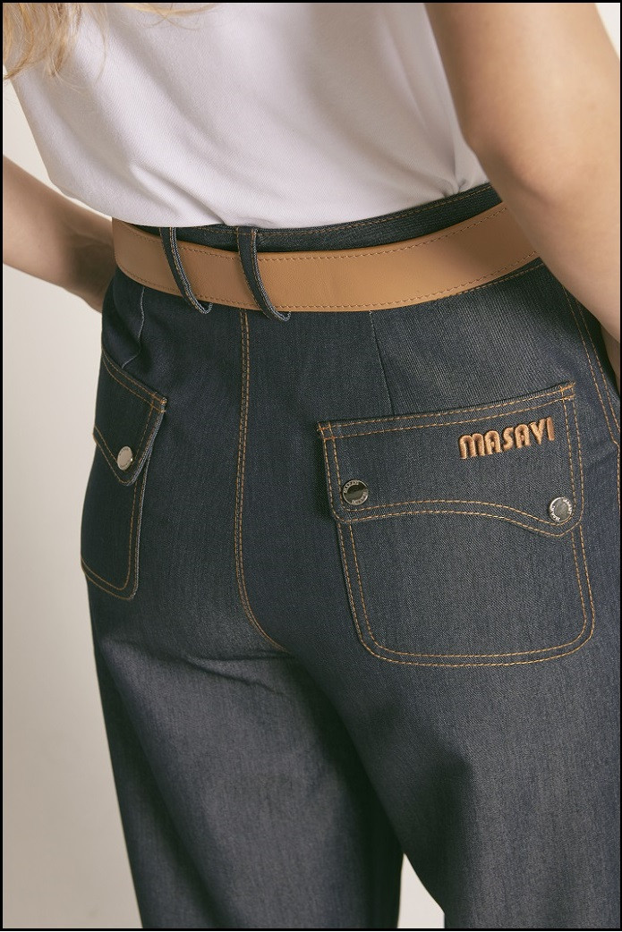 CINTURÓN CAMEL LETRA M DE MASAVI