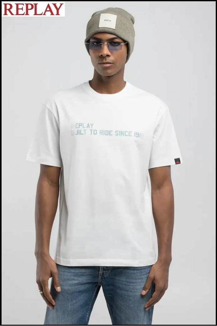 CAMISETA RELAXED FIT CON ESTAMPADO REPLAY