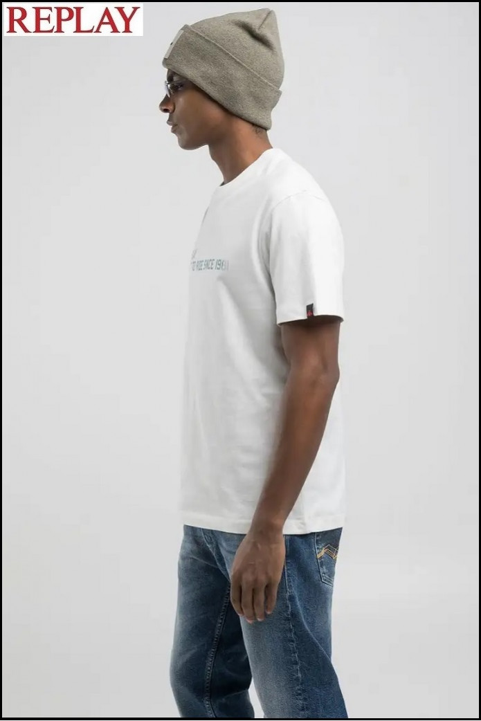 CAMISETA RELAXED FIT CON ESTAMPADO REPLAY