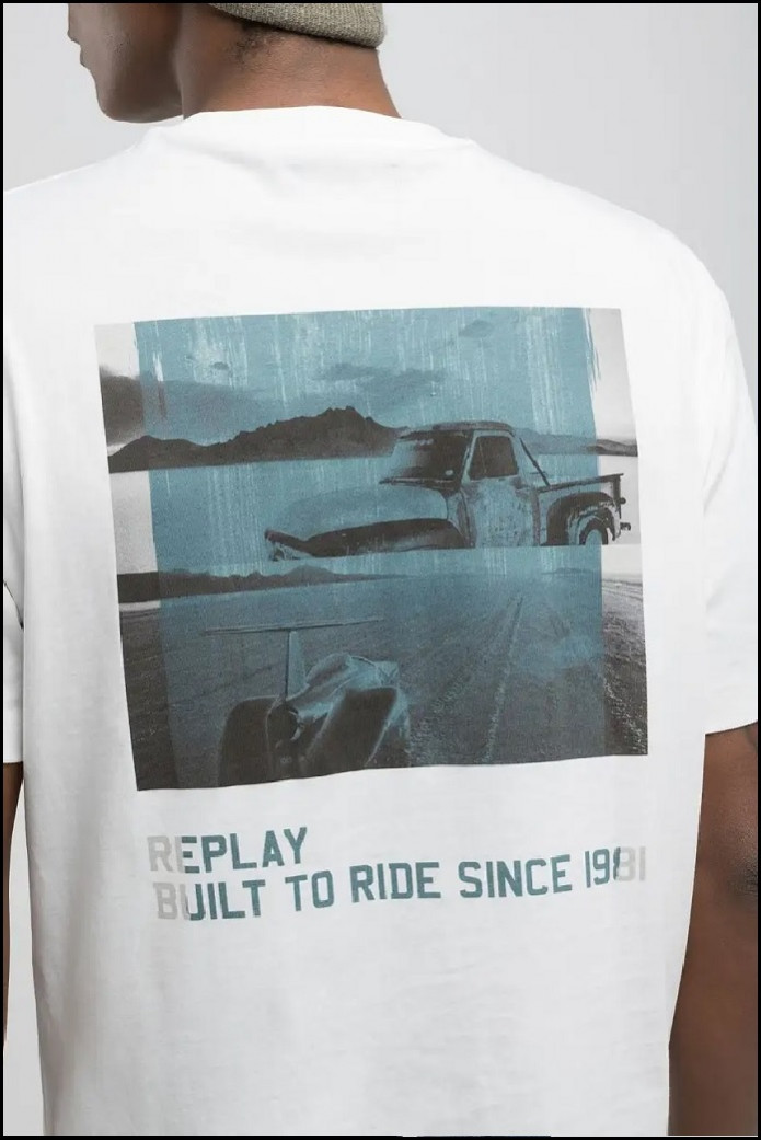 CAMISETA RELAXED FIT CON ESTAMPADO REPLAY