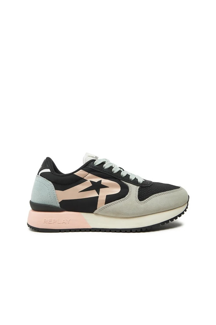 ZAPATILLAS FIBER NEGRAS REPLAY