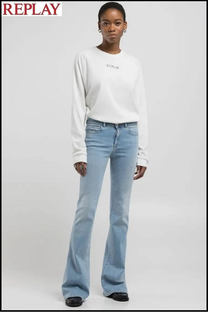 VAQUEROS BOOTCUT ACAMPANADOS NEWLUZ REPLAY