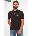 POLO NEGRO CON PLACA VERSACE JEANS COUTURE