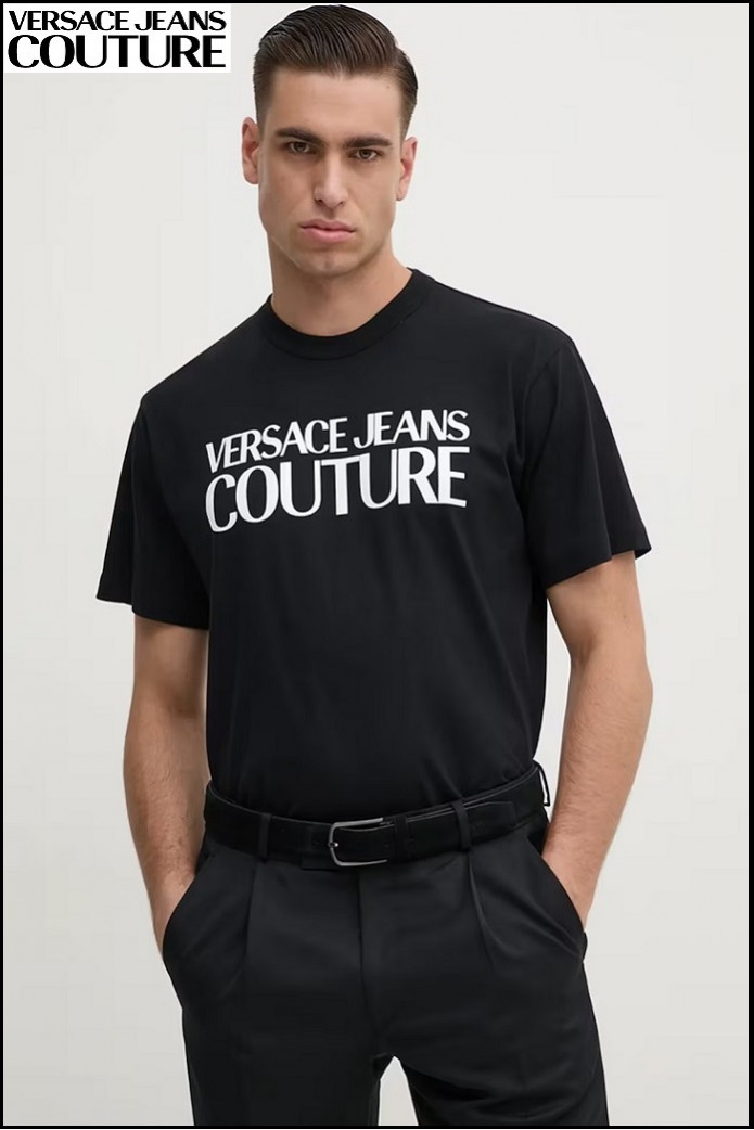CAMISETA NEGRA VERSACE JEANS COUTURE