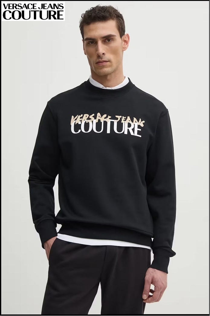 SUDADERA NEGRA VERSACE JEANS COUTURE
