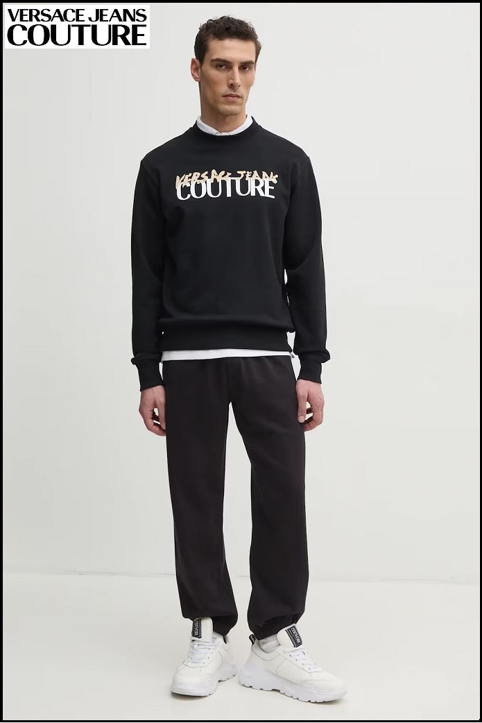 SUDADERA NEGRA VERSACE JEANS COUTURE