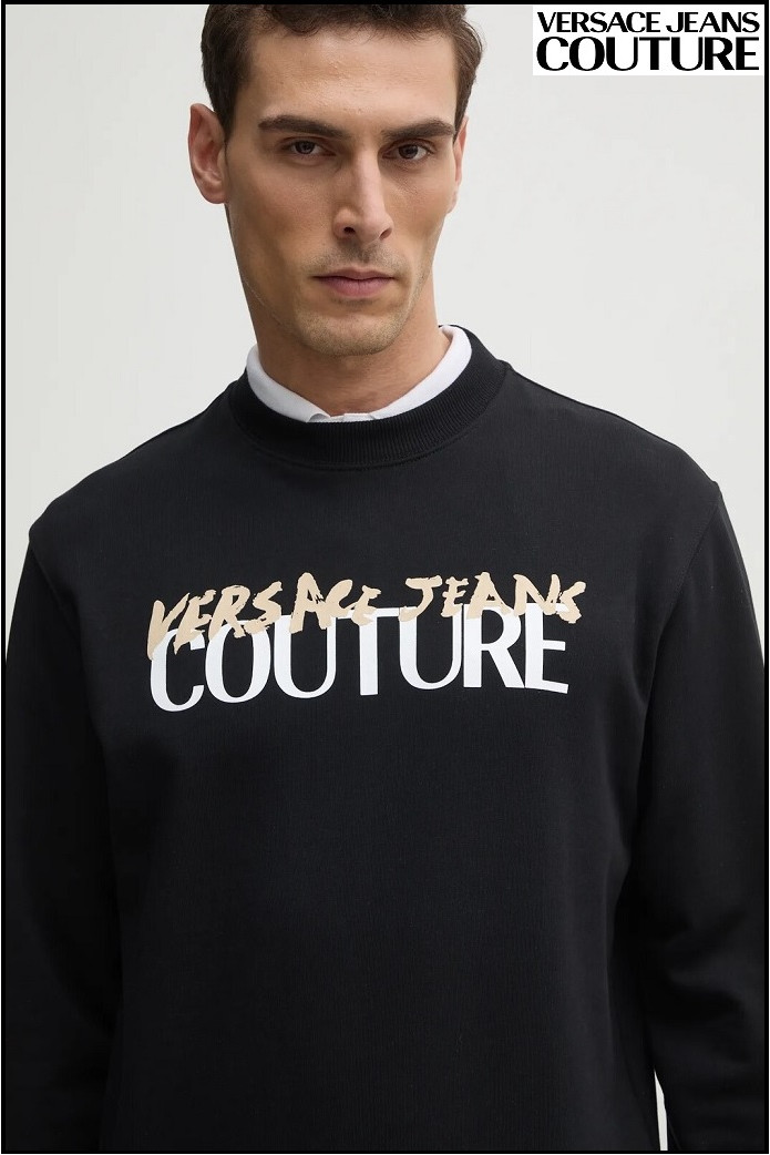 SUDADERA NEGRA VERSACE JEANS COUTURE