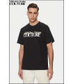 CAMISETA NEGRA CON LOGOTIPO VERSACE JEANS COUTURE