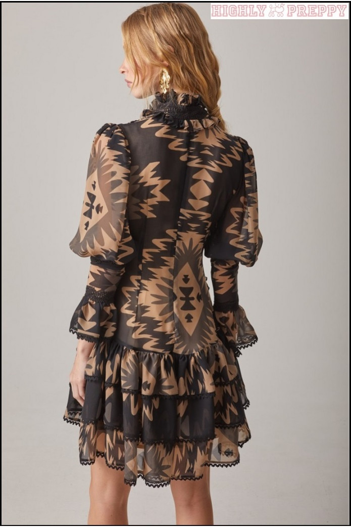 VESTIDO ROMANTICO EN GASA HIGHLY PREPPY