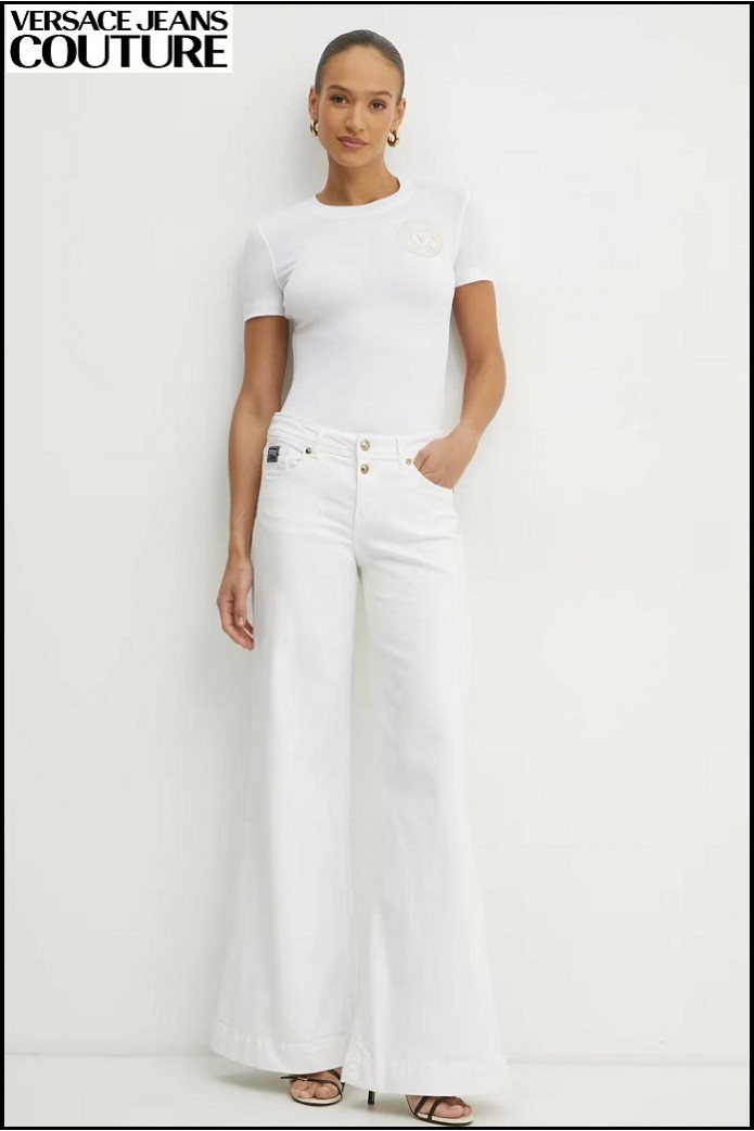 CAMISETA V-EMBLEM VERSACE JEANS COUTURE