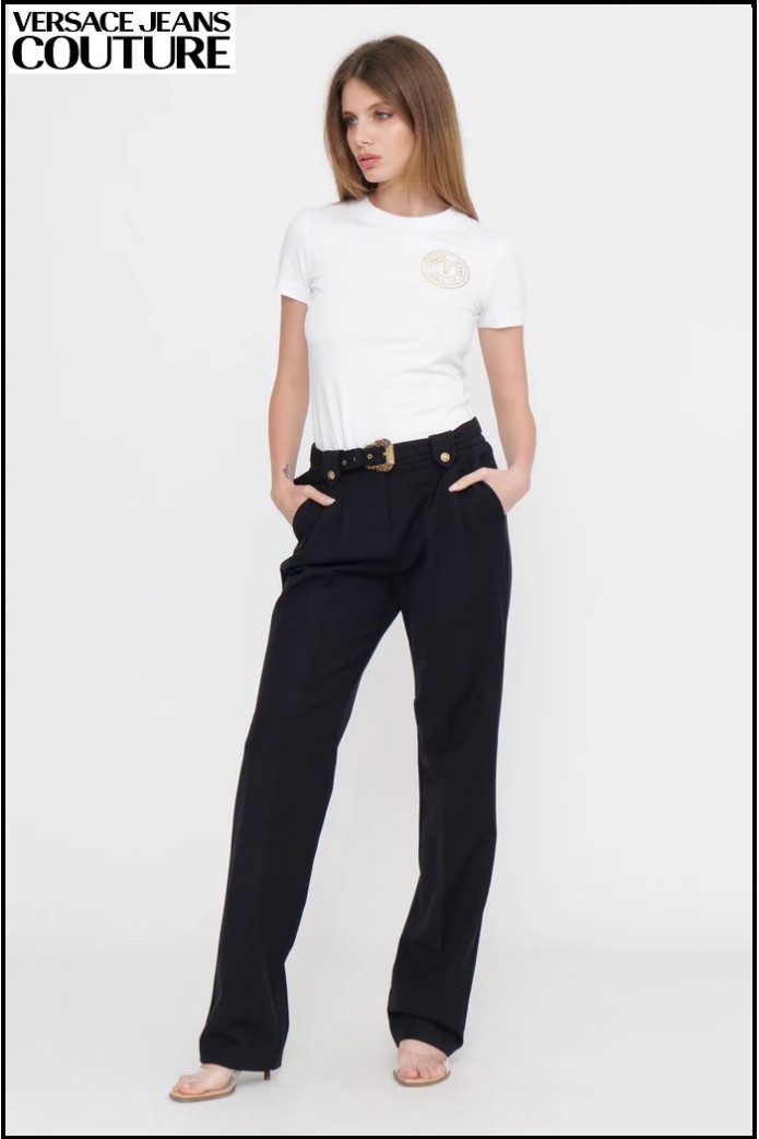 CAMISETA V-EMBLEM VERSACE JEANS COUTURE