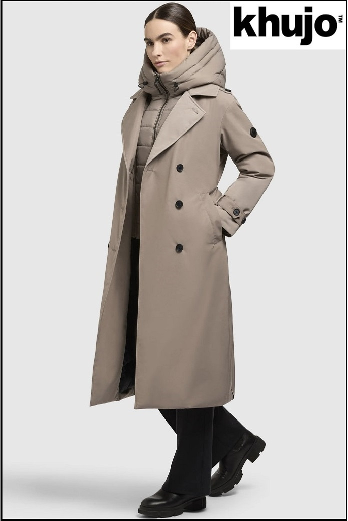 GABARDINA BEIGE KHUJO