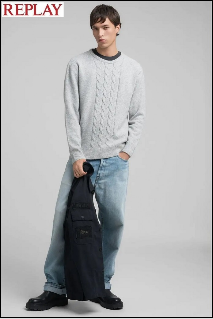 JERSEY OCHOS GRIS REPLAY