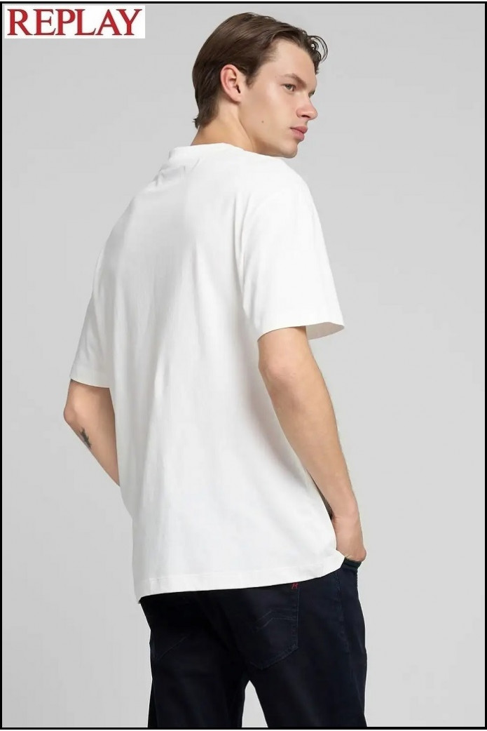 CAMISETA CON ESTAMPADO REPLAY