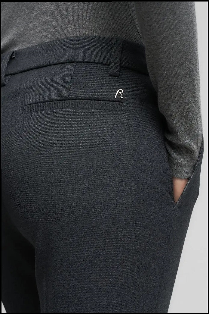 PANTALÓN GRIS CROPPED SLIM FIT REPLAY