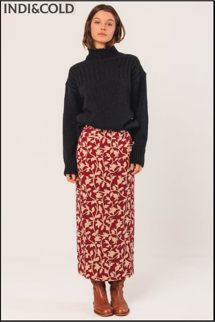 JERSEY PUNTO CUELLO SUBIDO MARINO INDI&COLD