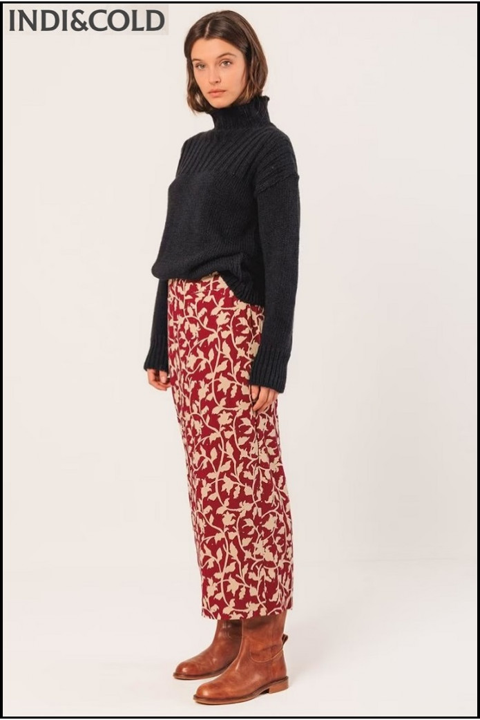 JERSEY PUNTO CUELLO SUBIDO MARINO INDI&COLD