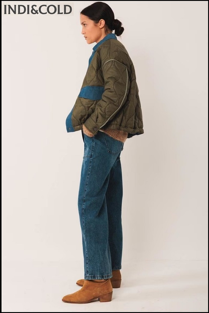 CAZADORA ACOLCHADA RETRO KHAKI INDI&COLD