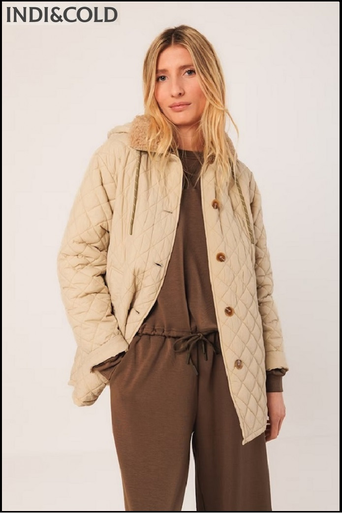 PARKA ACOLCHADA CAPUCHA INDI&COLD