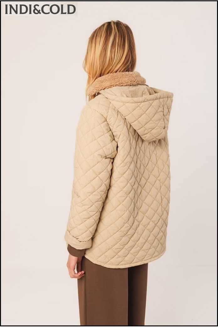 PARKA ACOLCHADA CAPUCHA INDI&COLD