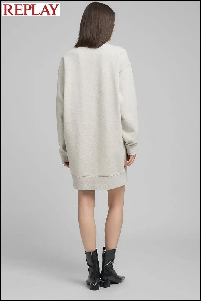 VESTIDO CORTO ESTILO SUDADERA REPLAY