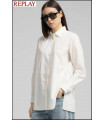 CAMISA DE ALGODÓN CON PECHERA REPLAY
