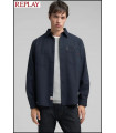 CAMISA CON BOLSILLO DE CREMALLERA REPLAY