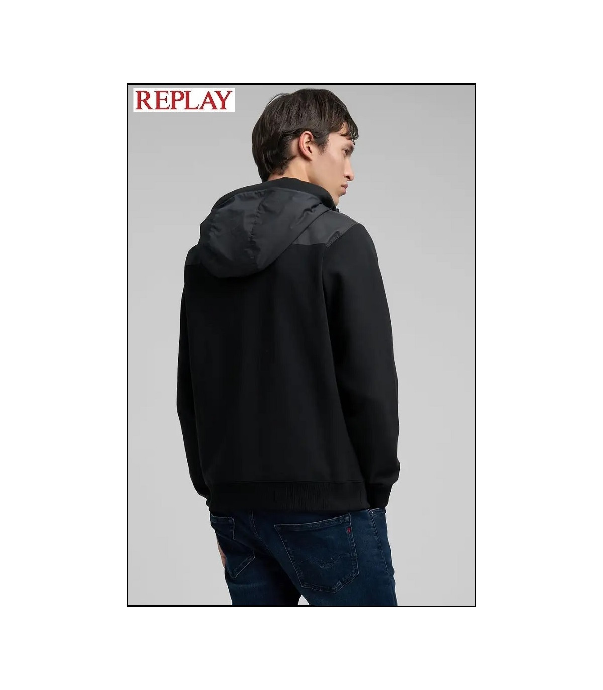 SUDADERA CON CAPUCHA REPLAY