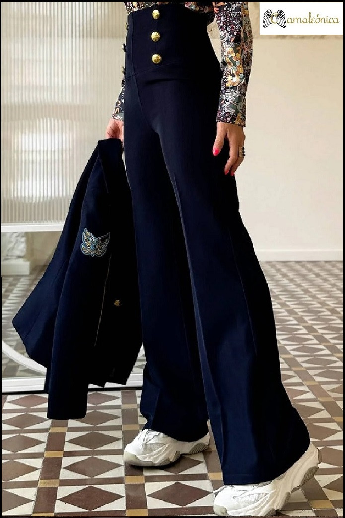 PANTALÓN CELESTINA CAMALEÓNICA BY CAPRICHE