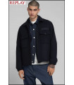 CHAQUETA CAMISERA DE MEZCLA DE LANA REPLAY